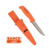 Cuchillo con Funda Plástica Ideal para Caza Pesca Bahco